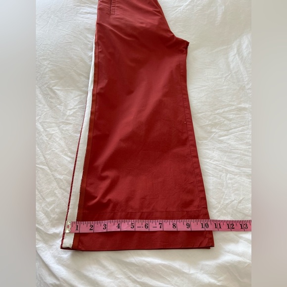 Rosso35 | Women’s SZ 42 (US S-M) Wide Leg Crop Pant | Side Stripe - Picture 8 of 9